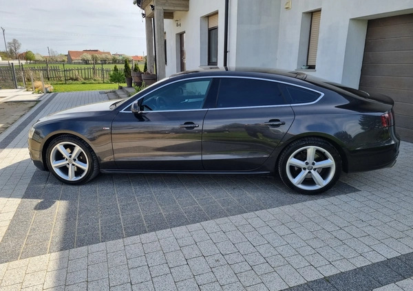 Audi A5 cena 44900 przebieg: 190000, rok produkcji 2011 z Strzegom małe 37